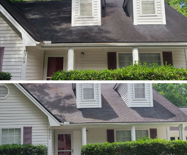 Roof Before and After